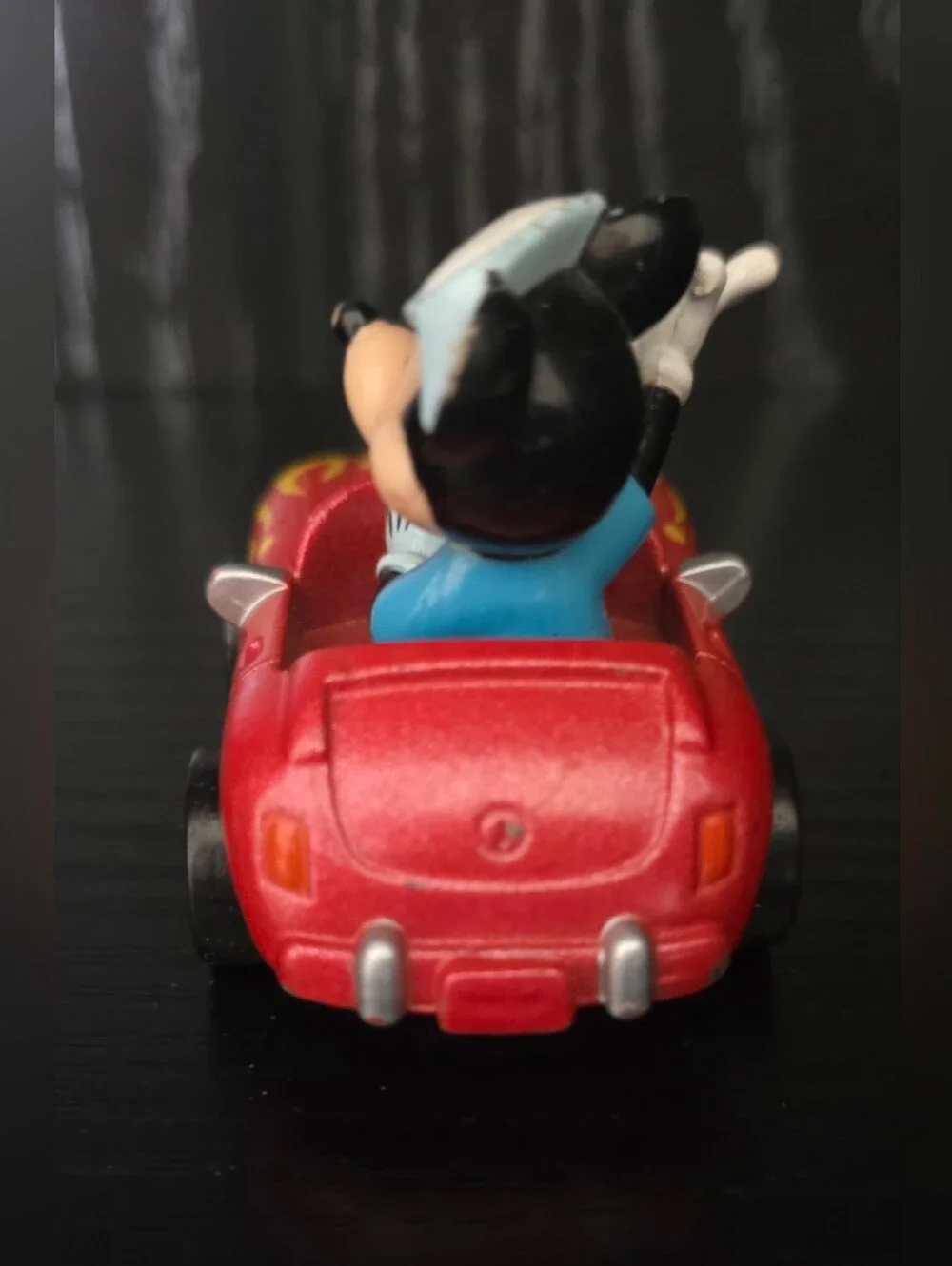 Disney Mickey Mouse Red Racer Toy Car with Blue Outfit